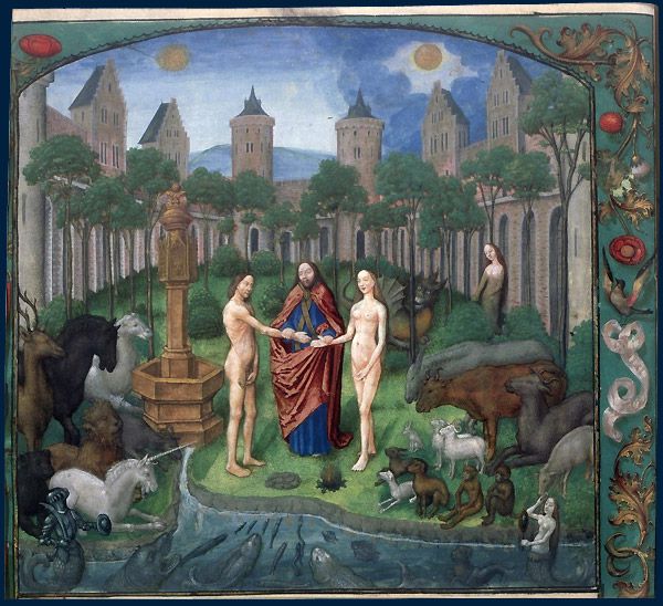 Le mariage d'Adam et Eve, Flavius
