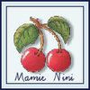 Cerises par deux.