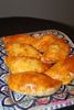 Chaussons méditerranéens (viande hachée, poivron grillé, feta) Chaussons méditerranéens (viande hachée, poivron grillé, feta)