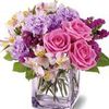 Bouquet-violet-dans-vase