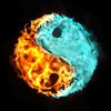 ying yang eau -feu