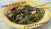 Salade de haricots verts, lapin, noisettes2