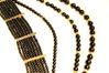 Collier Noir et Or