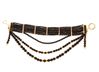 Collier Noir et Or