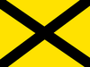 jaune croix noir