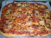 Pizza jambon cru / fromage de chèvre