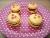 macarons vanille fraise