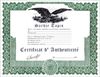 Certificat d'origine de tapis d'orient