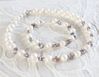 Parure classique perles et cristal