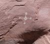 Canyon de Chelly - Pétroglyphe croix