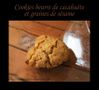 cookies beurre cacahuete sesame