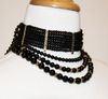 Collier Noir et Or