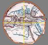 003 Mapa Original de Anaximandro; Ejes de Simetría