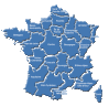 carte regions de france