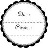 Scrap'Inès Etiquette anniversaire à imprimer De pour 1