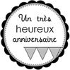 Scrap'Inès Etiquette anniversaire à imprimer Un très heu