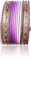 Tie&Dye Bracelets Bangles Indiens Violet