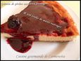 Gâteau de pêches aux deux fromages-border