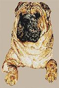 Chinese Shar Pei-white willow stitching