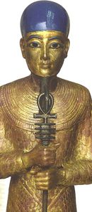 Ptah, croix de vie, TRESOR DE TOUTANKHAMON