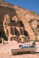 Egypte1996-Abu Simbel (sieste)