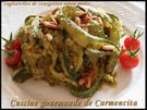 Tagliatelles de courgettes sauce pesto-border