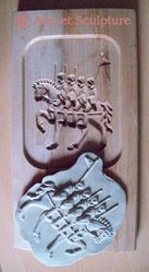 moule couque de Dinant cheval Bayard - Arts et Sculpture: sculpteur sur bois