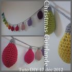 guirlande crochet DIY NOEL