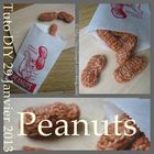 peanuts cacahète dinette patron crochet