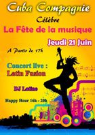 Concert Latin Fusion Salsa Cuba Compagnie Jeudi 21 Juin 201