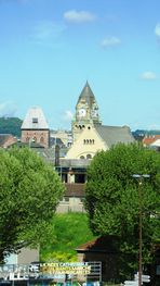 Vue de la Ville de Metz depuis Pompidou-Metz