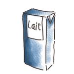 brique de lait