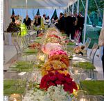 Decoration table mariage fleurs