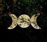 Collier symbole Triple Lune