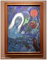Chagall Le Champ de Mars Musee du Luxembourg Paris