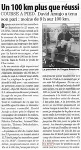 100 Km de Steenwerck David - page Dieppe du Paris Normandie