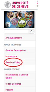 Grading policy