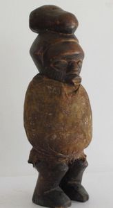 Arts premiers anciens afrique ,Fétiche Téké RDC ,fétiche charge magique ,african art