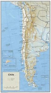 Karte von Chile Karte von Chile
