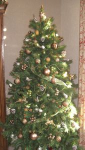 sapin noel vert et brun