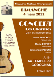 Concert 4 mars