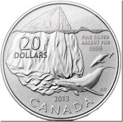 canada 2013 iceberg 20$