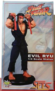 107-Evil Ryu PCSC Statue Box