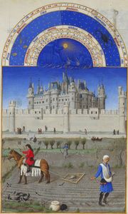 les-tres-riches-heures-du-duc-de-berry-mois-octobre