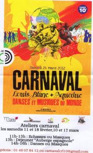 Ateliers carnaval LBA 2012