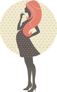 5391171-168688-silhouette-of-pregnant-woman-retro-illustrat