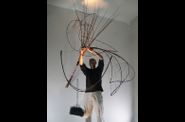 sculpture art vegetal installation art contemporain