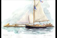 9.Aquarelles marines - Petits formats non encadrés