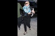 Madonna on the set of ''W.E.'' in NY - September 11, 2010