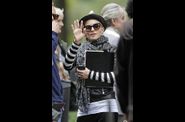 Madonna on the set of ''W.E.'' in Central Park, NY - September 17, 2010